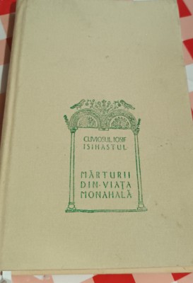 MARTURI DIN VIATA MONAHALA Iosif Gheron foto