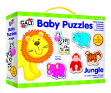 Baby Puzzle: Animale din jungla - 2 piese, Galt