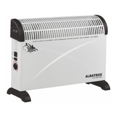 Convector electric Albatros, 2000 W, 3 trepte putere, termostat reglabil, functie turbo