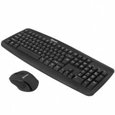 Kit tastatura si mouse wireless Tellur Basic, Negru TLL491051 foto