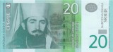 SERBIA █ bancnota █ 20 Dinara █ 2006 █ P-47 █ UNC █ necirculata