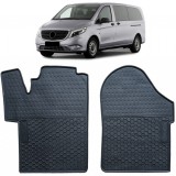 Set Premium de Covorase din Cauciuc Negru pentru Mercedes V-Class W447 din 2014 Performance AutoTuning