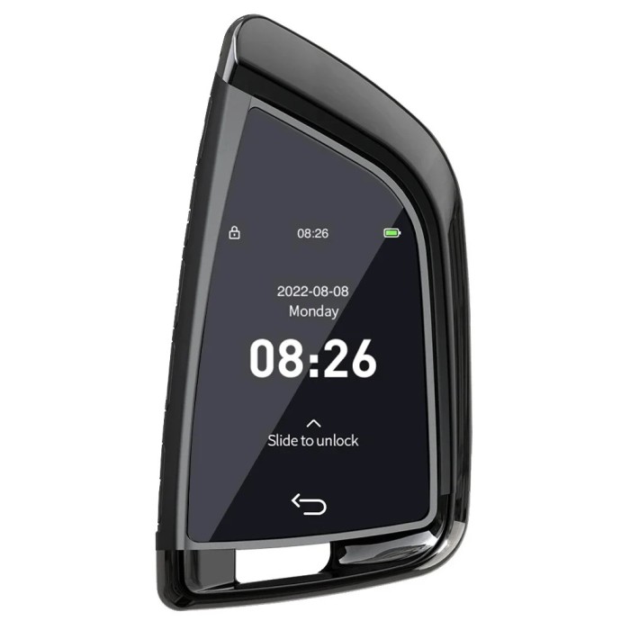Cheie Smart Key Auto dedicata BMW, LCD, Neagra