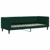 Cumpara ieftin Cadru de pat, verde inchis, 80x200 cm, catifea