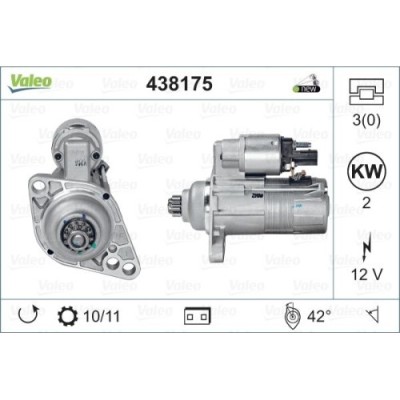 Electromotor Valeo 438175 foto