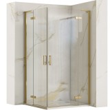 Cabina dus REA Hugo 90x100 Gold Brush