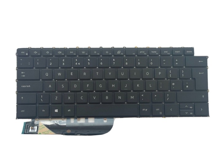 Tastatura Laptop, Dell, XPS 15 9500, 9510, 9520, 9530, P91F, iluminata, layout UK