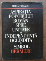 Aspiratia poporului roman spre unitate si independenta oglindita in simbol heraldic- Maria Dogaru foto