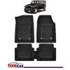 Covorase Auto TeamCar&reg; Tip Tavita Compatibile Jeep Wrangler JL (2018+) Negru Material Rezistent, Cauciuc