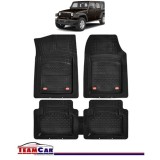 Covorase Auto TeamCar&reg; Tip Tavita Compatibile Jeep Wrangler JL (2018+) Negru Material Rezistent, Cauciuc