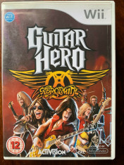 Joc Guitar Hero Aerosmith, wii, original foto