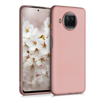 Husa pentru Xiaomi Mi 10T Lite 5G, Silicon, Rose Gold, 53626.31 foto