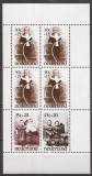 OLANDA 1974 PERSONALITATI ( bloc dantelat ) MNH, Nestampilat