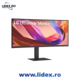 Monitor LED LG UltraWide 34U650A-B, 34", WQHD (3440 x 1440), IPS, 100Hz, 5ms GtG, HDR 10, Flicker Safe, Black Stabilizer, Super Resolution+, difuzoare