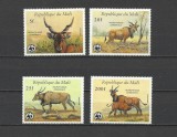 MALI 1986 WWF FAUNA PROTEJATA ANTILOPE COTA MICHEL 28 EURO, Nestampilat