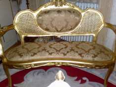 canapea/sofa/canapeluta stil baroc/rococo/ludovic /vintage foto