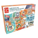 Kit de creat magneti pentru copii cu tematica Spatiu 17 piese, Hape