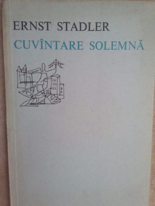 Ernst Stadler - Cuvantare solemna (1975)