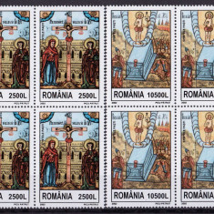 RO 2002 ,LP 1583 ,"Sfintele Pasti", serie bloc de 4 , MNH