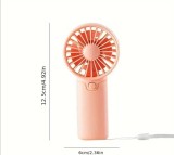 Mini ventilator portabil pentru machiaj si racorire, roz, 12,5 cm