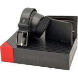 Pierre Cardin Set Cadou Curea si Portofel: Prezentare Impecabila, Solutia Rapida pentru o Surpriza cu Stil