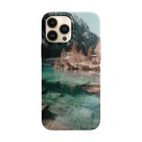 Husa compatibila cu Apple iPhone 14 Pro model Blausee Switzerland, Silicon, TPU, Viceversa