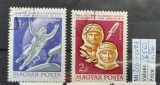 TS21 - Timbre serie Ungaria - Magyar Posta - Cosmos - 1965 Mi2120-2121, Stampilat