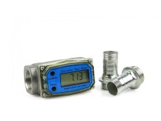 Debitmeru pentru combustibil cu afisaj LCD, Geko G00970 foto