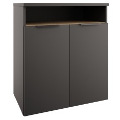 Comoda DTD antracit stejar cremona Adapo 67x40x75,5 cm
