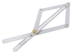 Echer Reglabil 165x320mm pentru Măsurători Precise
