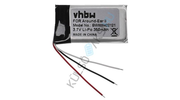 Baterie de &icirc;nlocuire pentru căști fără fir VHBW pentru Bose AHB571935PCT-01 - 350 mAh 3,7 V Li-polimer