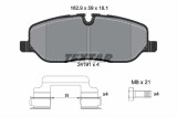 Set placute frana TEXTAR 2419101
