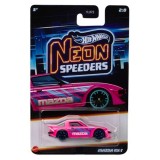 Masinuta metalica, Hot Wheels, Neon Speeders, Mazda RX-7, JCB01