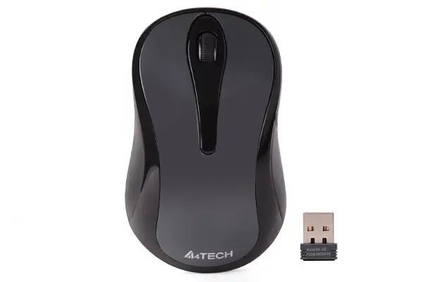 Mouse A4tech G3-280A-GG wireless 2.4GHz optic 1000dpi butoane /scroll 3/1 gri