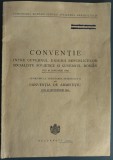 CONVENTIE INTRE GUVERNUL U.R.S.S. SI GUVERNUL ROM&Acirc;N DIN 16.01.1945 CU PRIVIRE LA EXECUTAREA ARTICOLULUI 11 DIN CONVENTIA DE ARMISTITIU DIN 12.09.1944