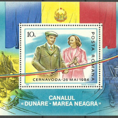 1985 - Canal Dunare-Marea Neagra, Ceausescu, colita neuzata