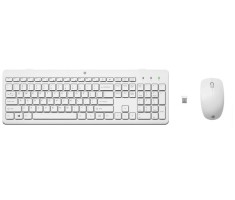 Set HP Tastatura mouse wireless alb foto