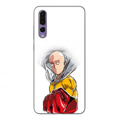 Husa compatibila cu Huawei P20 Pro Silicon Gel Tpu Model One Punch Man Saitama