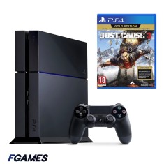Consola Sony Playstation 4 Ps4 500gb + Controller + Just Cause 3 Gold Edition PlayStation 4, Second-Hand