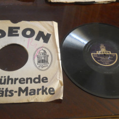 Placa patefon/gramofon Odeon-Foxtrot,in coperti originale o sparatura! colectie!