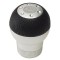 Nuca schimbator de viteze Emzone, Compatibil cu Audi A6 C5, 5 trepte, Piele/ABS, Negru