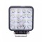 Offroad LED проектор за кола 48W 12V-24V, 16 светодиода, квадрат