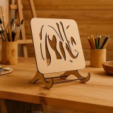 Suport Carte/Partitura Lemn, Ergonomic, Pliabil 30x32cm - Ideal Lectura, Studiu, Tableta, Muzica - Cadou Elegant