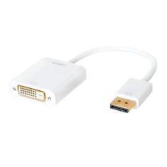 CABLU video LOGILINK, adaptor DisplayPort (T) 1.1 la DVI-D DL (M), 0.15m, conectori auriti, rezolutie maxima Full HD (2560 x 1600) la 60 Hz, plastic,