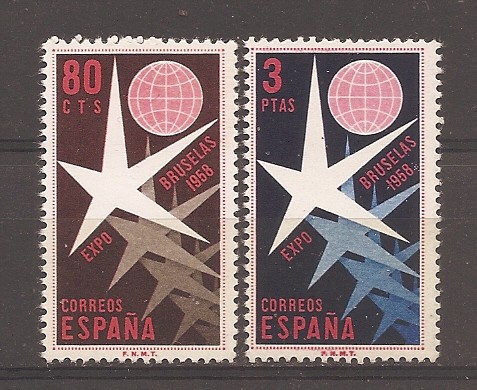 Spania 1958 - Expoziția Mondială - Bruxelles, MNH