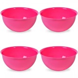 Set boluri, 4 piese, 1L, Plastic, Fucsia