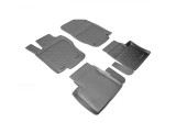 Covorase Cauciuc Tip Tavita Mercedes ML W164 GL X164 (2005-2010) +Protectie Tunel Spate ALM Negre
