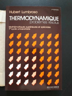 Probl&amp;egrave;mes resolus de Thermodynamique foto