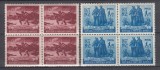 ROMANIA1952 LP 327 PROCLAMAREA INDEPENDENTEI DE STAT 75 ANI BLOCURI 4 TIMBRE MNH