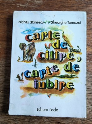 Carte de citire, carte de iubire - Nichita Stanescu / R4P1S foto
